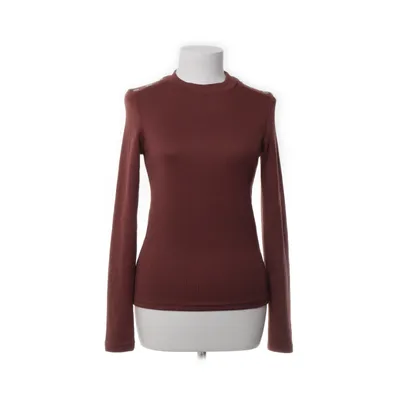 Långärmad t-shirt (Brun) från Stradivarius Basics Elastan, Polyester, Viskos