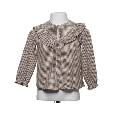Bluse (Brun, Hvid) fra Zara