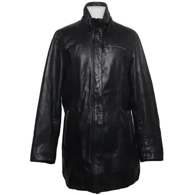 Ledermantel (Schwarz) von Saki Collection
