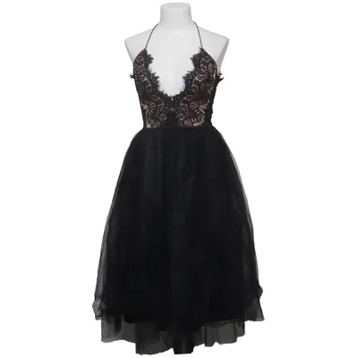 Cocktailjurk (Zwart) van Rare London Katoen, Polyamide, Polyester