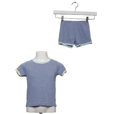 Pajamas (Blue, White) from Petit Bateau Cotton