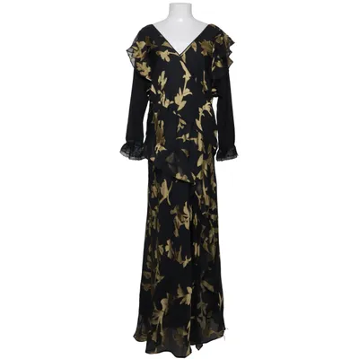 Långklänning (Svart, Guldfärgad) från Coast Polyester, Viskos