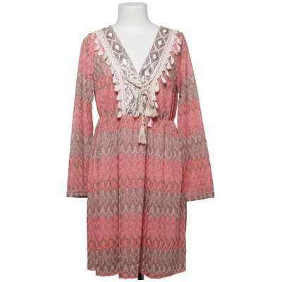 Jurk (Roze, Bruin, Meerkleurig) van Azara Polyester