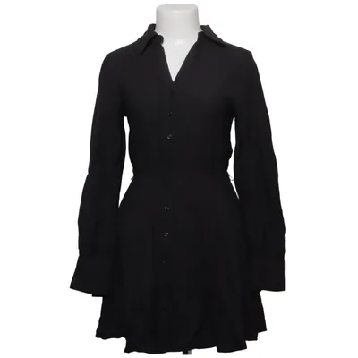 Shirt dress (Black) from H&M Polyamide, Viscose