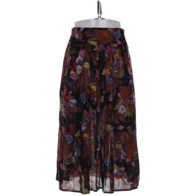 Kjol (Flerfärgad, Svart, Lila, Grön) från St Michael Viskos