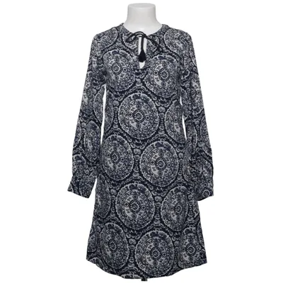 Jurk (Blauw, Wit) van Lanidor Katoen, Polyester