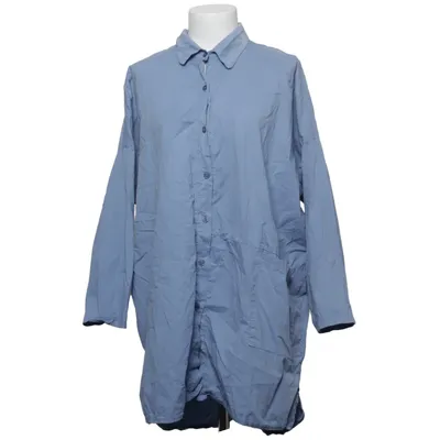 Robe chemise (Bleu) de Flair Coton, Élasthane