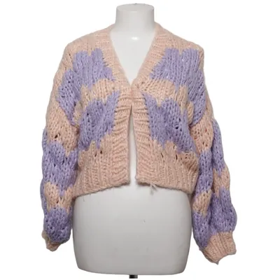 Cardigan (Beige, Violet) de May Acrylique