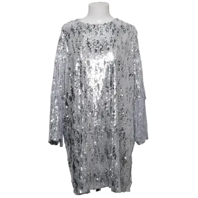 Cocktailkleid (Silber) von Zara Polyester