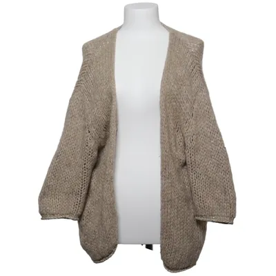 Cardigan (Beige) from Lulu Love Acrylic, Mohair, Polyamide, Polyester, Wool