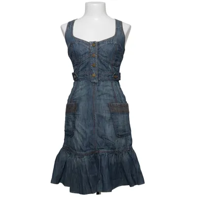 Robe en jean (Bleu) de Karen Millen Coton, Lin