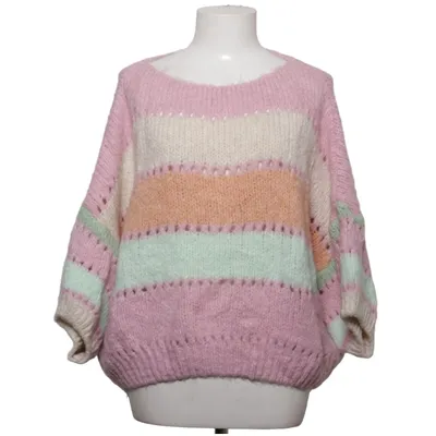 Pull-over (Rose, Multicolore) de Lady Politan Acrylique, Polyamide, Viscose, Laine