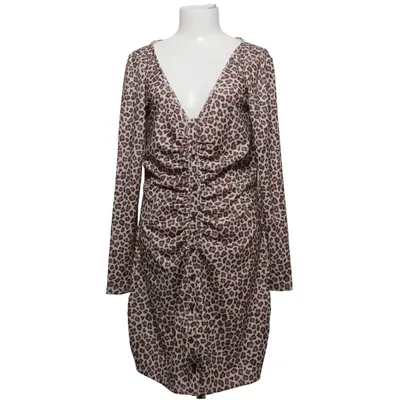 Jurk (Bruin, Meerkleurig) van Divided by H&M Elastaan, Polyester