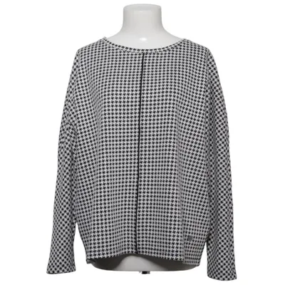 Sweater (Sort, Hvid) fra Clarina Collection Bomuld, Elastan, Polyester