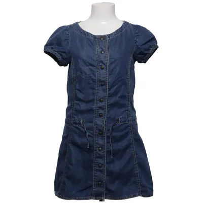 Denim jurk (Blauw) van Bessie