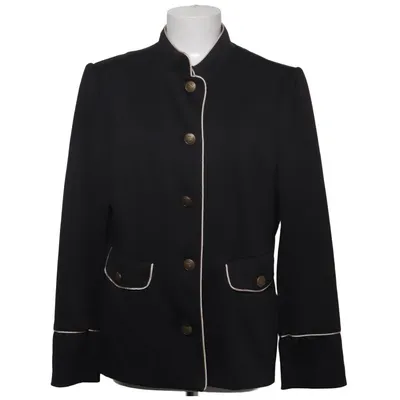 Blazer (Black) from Fiora Blue Elastane, Polyester, Viscose