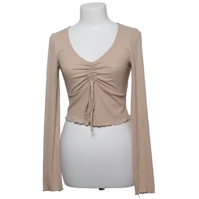 Crop top (Beige) from NA-KD Elastane, Polyester, Viscose