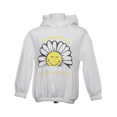 Hættetrøje (Hvid) fra Smiley World Bomuld, Polyester
