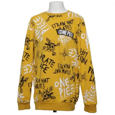Sweatshirt (Jaune, Noir, Blanc) de Netflix Coton, Polyester