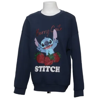 Sweatshirt (Blau) von Disney Stitch Baumwolle, Polyester, Viskose