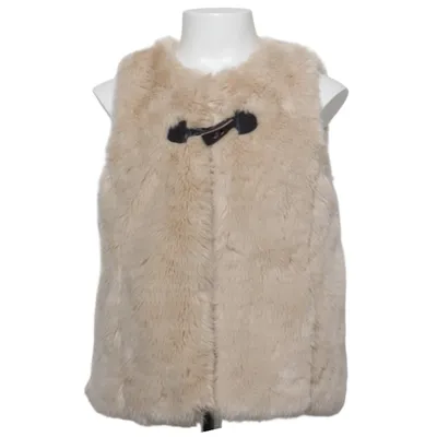 Ytterväst (Beige) från Zara Girls Akryl, Polyester