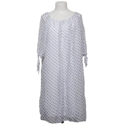 Strandkleid (Weiß, Schwarz) von PM Selected Elasthan, Seide, Viskose