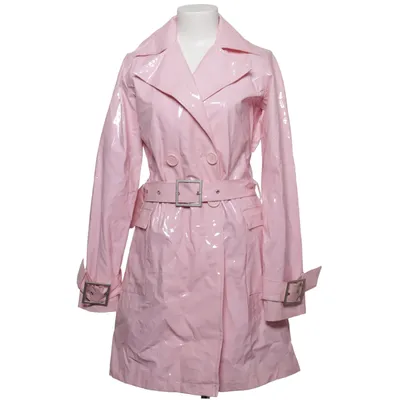 Trenchcoat (Roze) van Vero Moda Polyester, Polyurethaan