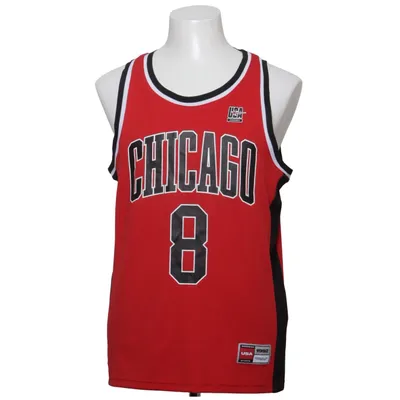 Basketbalshirt (Rood, Zwart, Wit) van FSBN Polyester