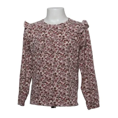 Langærmet t-shirt (Beige, Pink, Brun) fra Minymo Elastan, Økologisk bomuld
