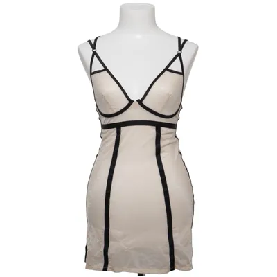 Negligee (Beige, Black) from Obsessive Elastane, Polyamide