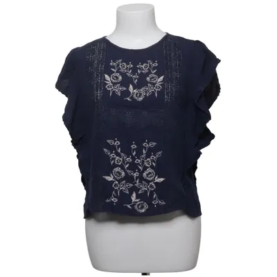 Top (Blue) from American Eagle Cotton, Polyester, Viscose