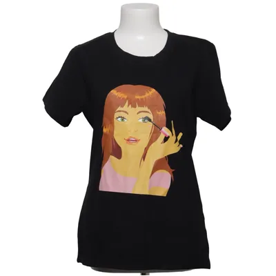 T-shirt (Noir, Multicolore) de SBS Coton, Élasthane