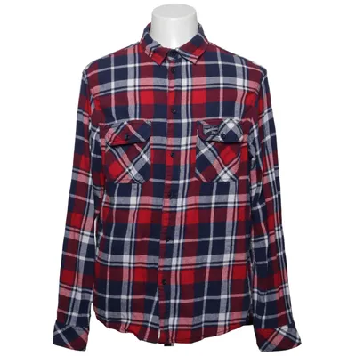 Flannel skjorte (Rød, Blå, Hvid) fra Department Bomuld