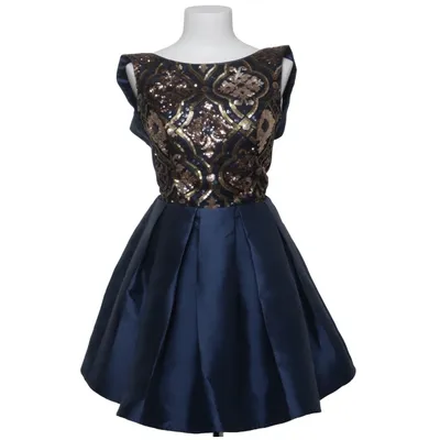 Cocktailjurk (Blauw, Goud) van Chi Chi London