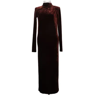 Robe longue (Marron, Rouge) de ALYSI Acétate, Polyester