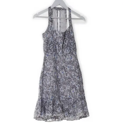 Kleid (Blau, Weiß, Schwarz) von Karen Millen Baumwolle