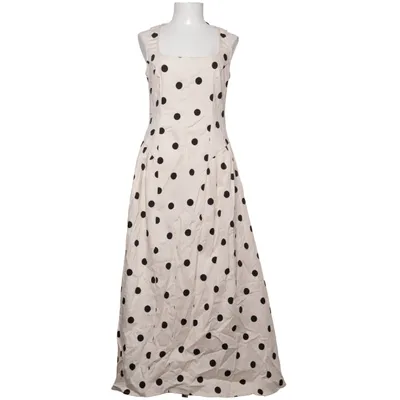 Dress (Beige, Black) from ASOS Design Cotton, Elastane