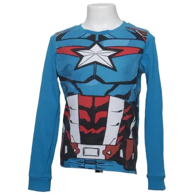 Long sleeve T-shirt (Blue, Multicolored) from H&M x Marvel Cotton