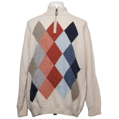 Sweater (Beige, Multicolored) from Mango Tree Polyamide, Wool