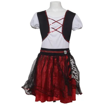 Fancy dress (Red, Black, White, Multicolored) from Crazy Days Polyester
