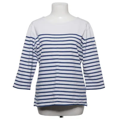 Langærmet t-shirt (Blå, Hvid) fra Mousqueton Bomuld