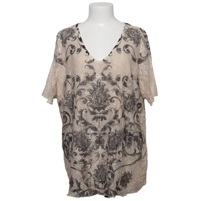 Top (Beige, Zwart) van Mona Elastaan, Polyamide