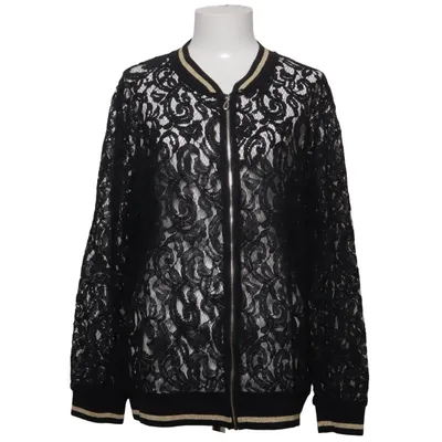 Bomber jacket (Black, Gold) from Judith Williams Cotton, Polyamide, Polyester, Viscose