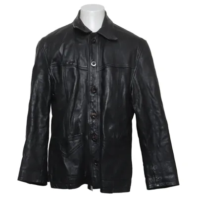Veste en cuir (Noir) de Jason Cuir, Polyester