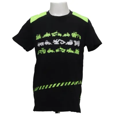 T-shirt (Sort, Grøn) fra Wexman Workwear Bomuld