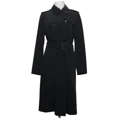 Trenchcoat (Zwart) van MaxMara Cupro, Elastaan, Polyester, Viscose