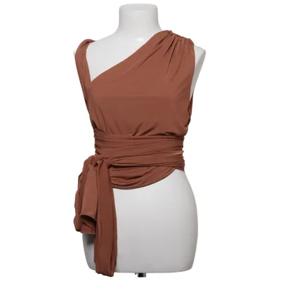 Top (Brun) fra H&M Studio Polyester, Elastan