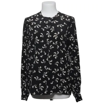 Blouse (Black, White) from Elizabeth and James Silk