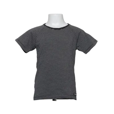 T-shirt (Black, White) from Villervalla Cotton, Elastane