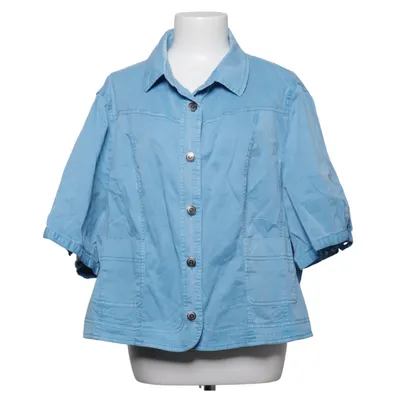 Veste en jean (Bleu) de Ulla Popken Coton, Élasthane